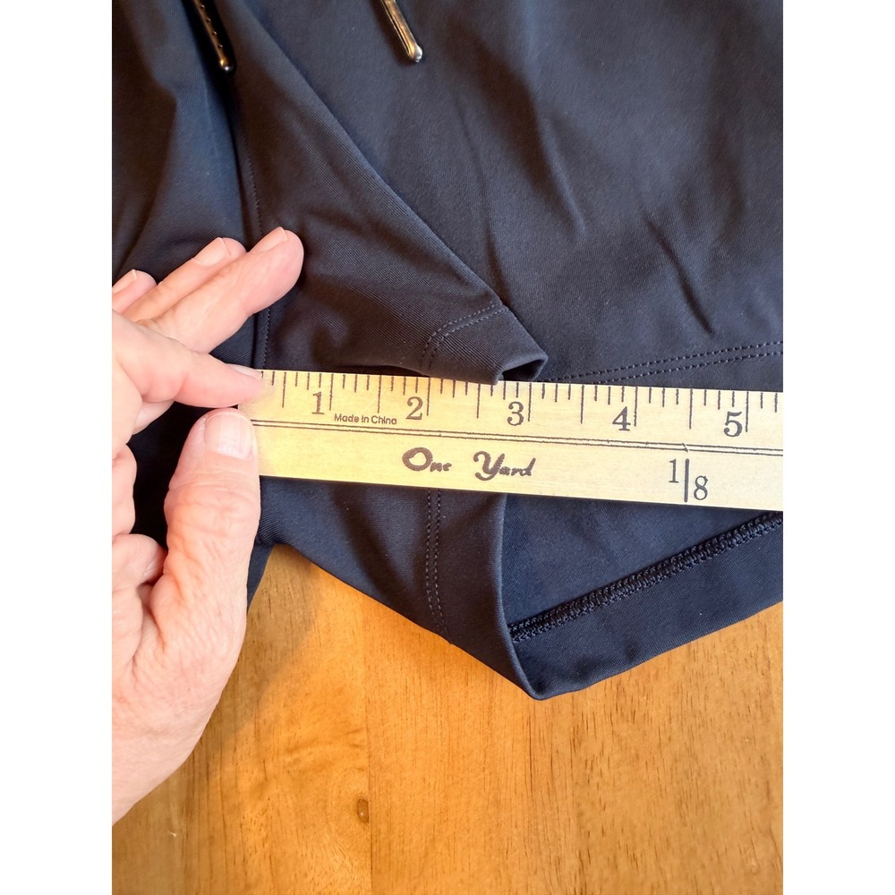 Lululemon On the Fly Short Black Luxtreme Drawstring Athletic Shorts Size 4 - Picture 6 of 8